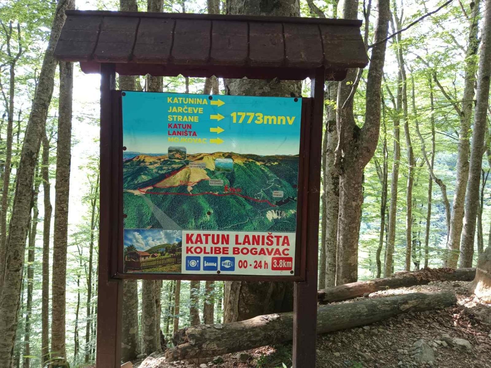 모이코바츠 Katun Lanista-Kolibe Bogavac 빌라 외부 사진